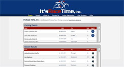 Desktop Screenshot of itsracetime.com